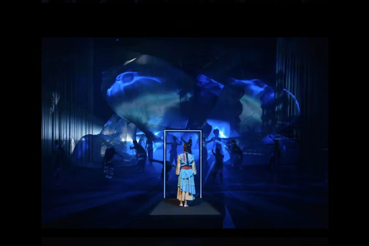 福建湄洲岛妈祖项目P4全息透明屏