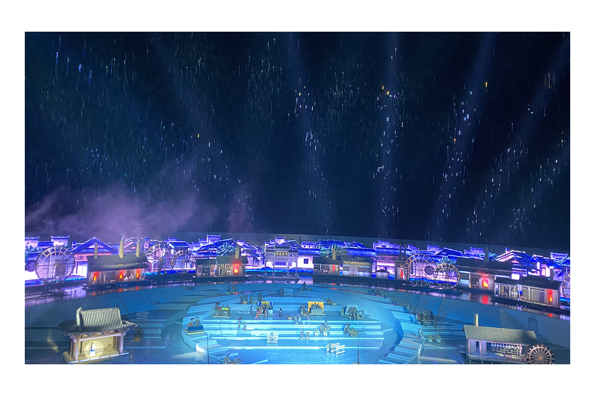 景德镇《China》1500平方P8格栅屏