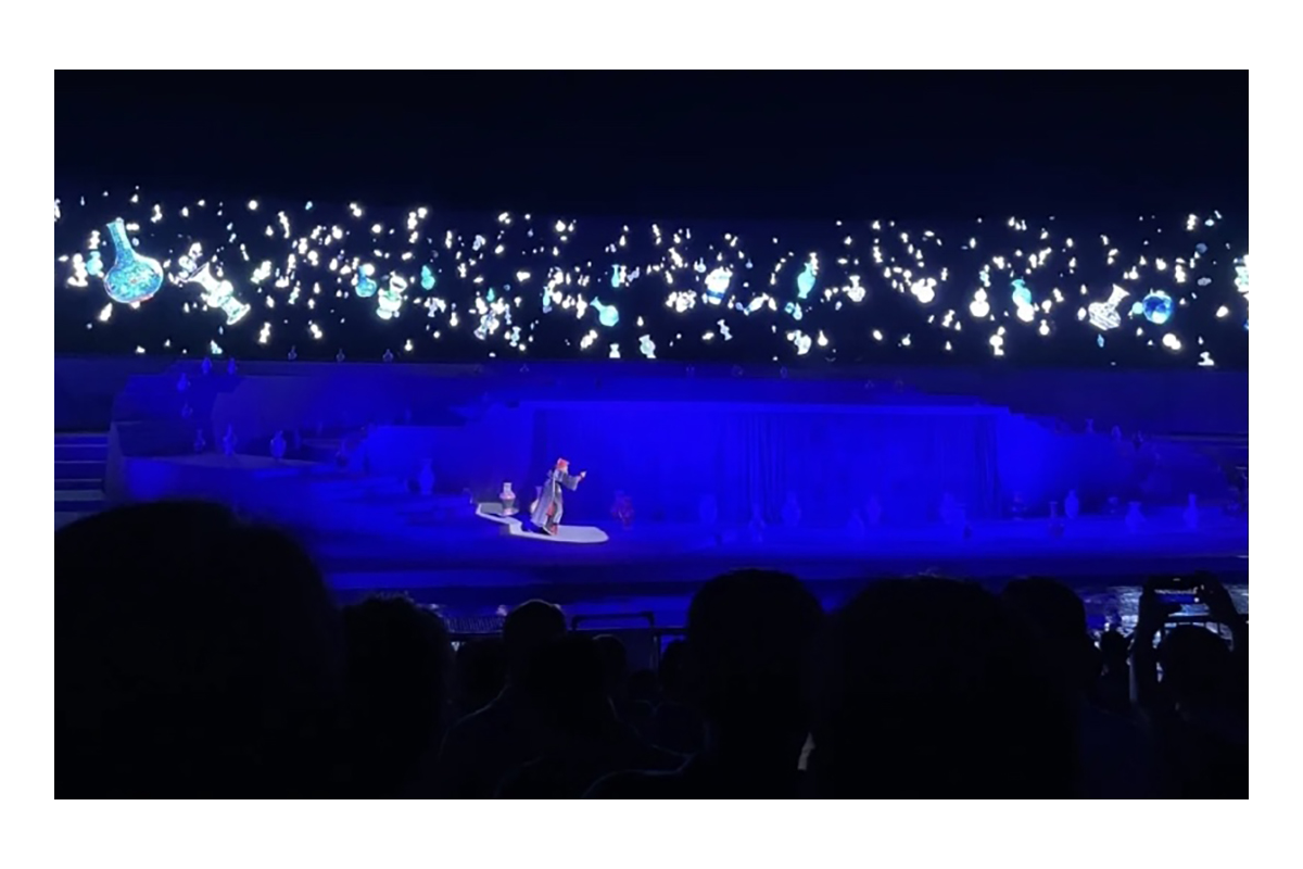 景德镇《China》1500平方P8格栅屏