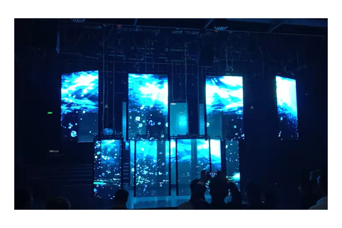 杭州双面P6.667晶膜透明屏（户内工程）