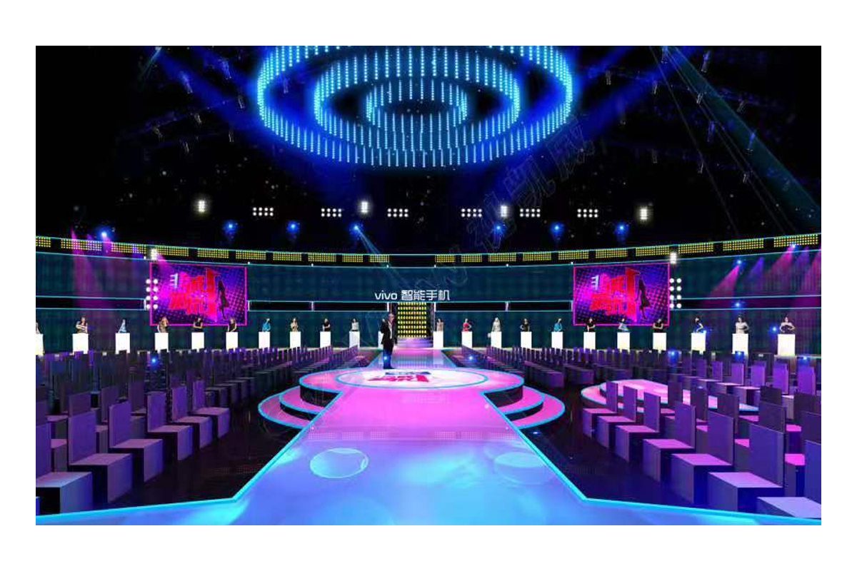 江苏卫视演播大厅300平方P6.25（工程地砖屏）