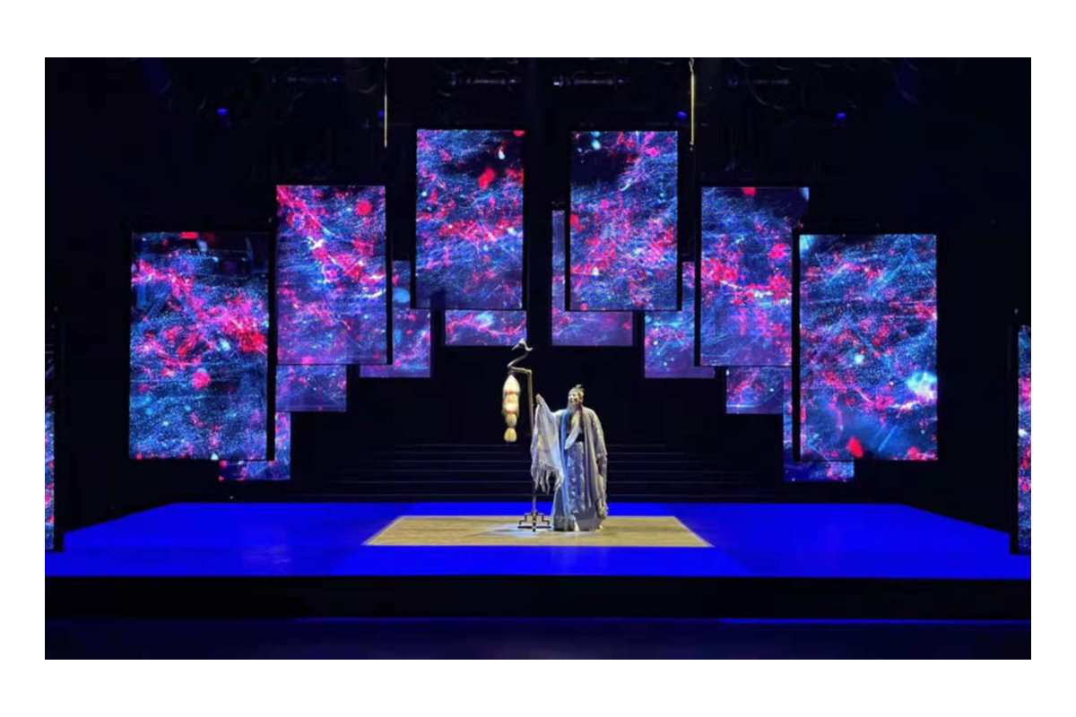 杭州双面P6.667晶膜透明屏（户内工程）