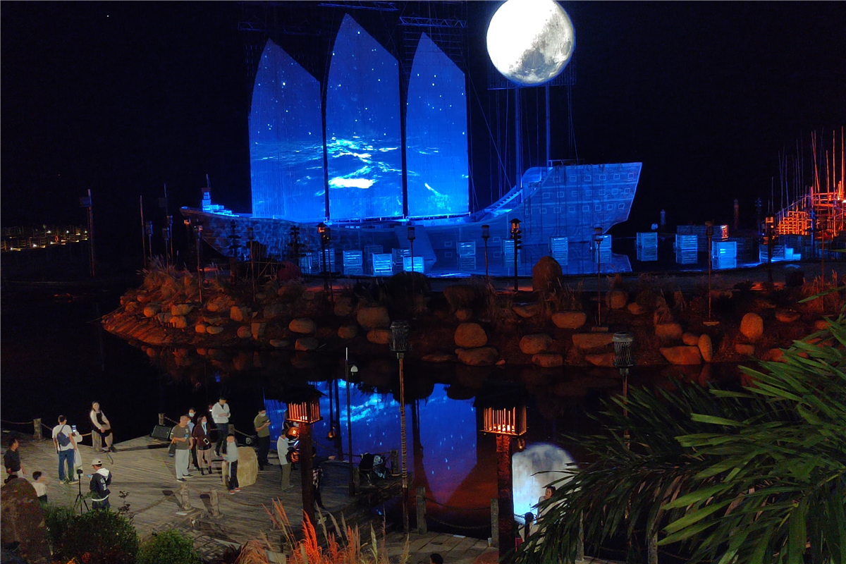 北海海丝首港网格屏390平方