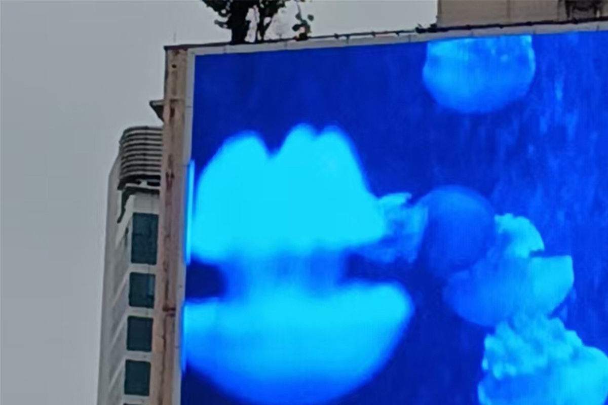 广州莲香楼项目，户外P8，商业户外显示屏