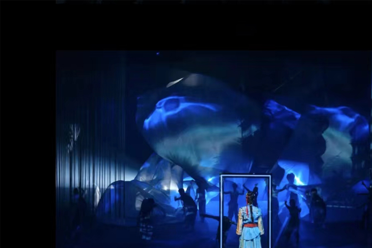 福建湄洲岛妈祖项目P4全息透明屏