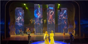 敦煌项目（P3.5格栅透明屏）