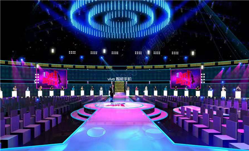 江苏卫视演播大厅300平方P6.25（工程地砖屏）