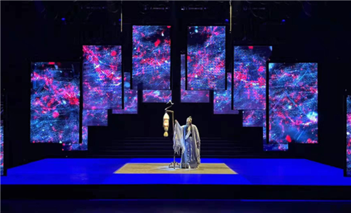 杭州双面P6.667晶膜透明屏（户内工程）